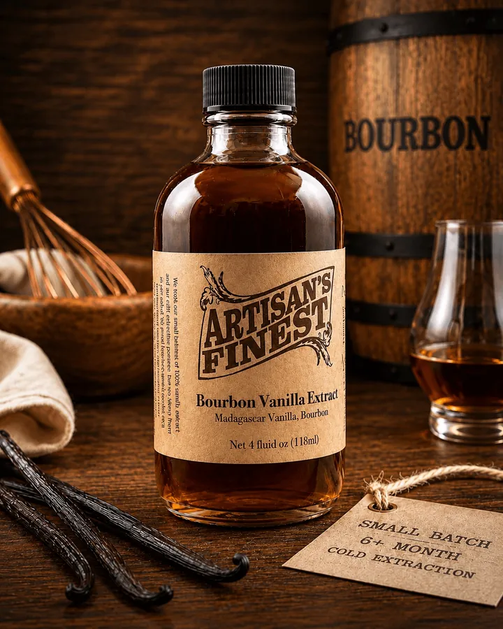 Artisan's Finest Bourbon Vanilla Extract, small-batch Madagascar bourbon vanilla