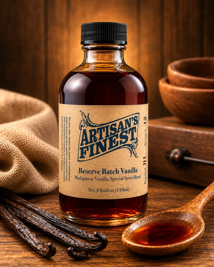 Artisan's Finest Reserve Batch Vanilla Extract bottle