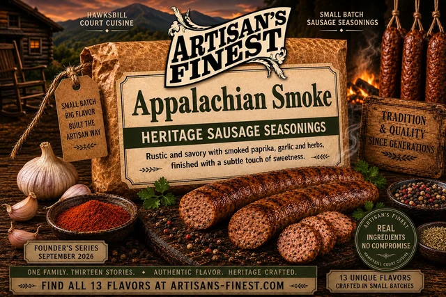 Artisan's Finest Appalachian Smoke sausage seasoning