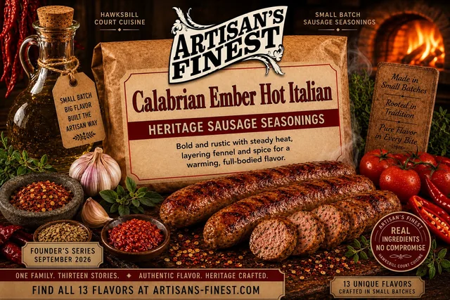 Artisan's Finest Calabrian Ember Hot Italian sausage seasoning