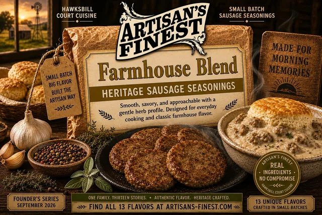 Artisan's Finest Farmhouse Blend sausage seasoning