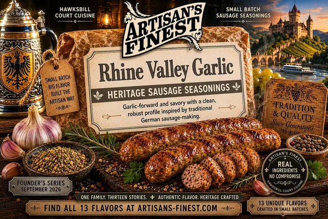 Artisan's Finest Rhine Valley Garlic sausage seasoning
