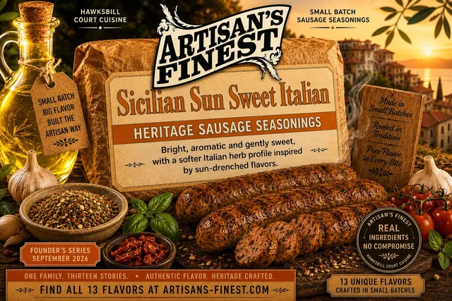 Artisan's Finest Sicilian Sun Sweet Italian sausage seasoning